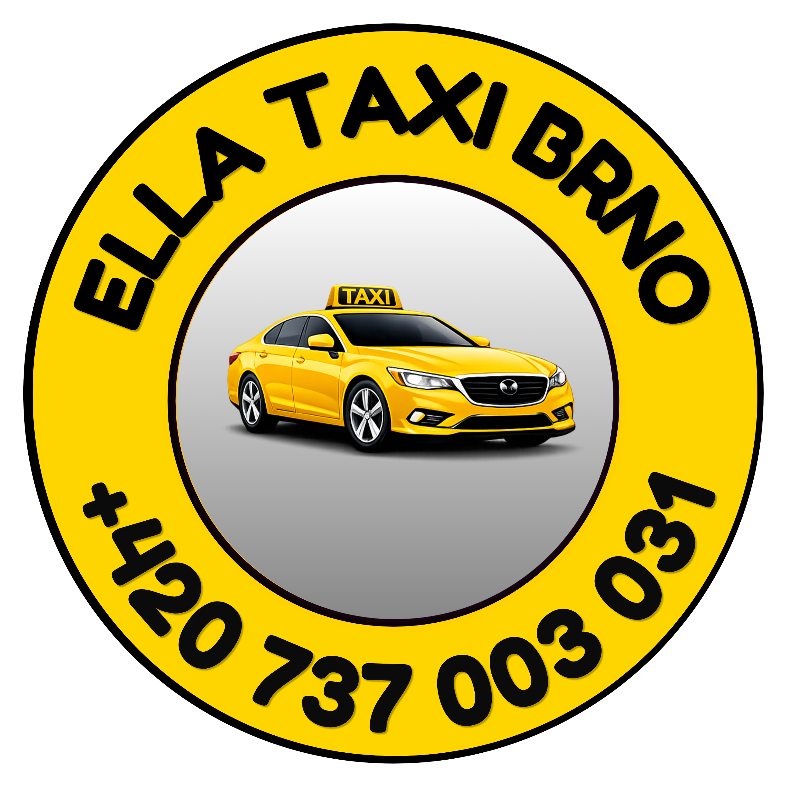 Ella Taxi Brno logo